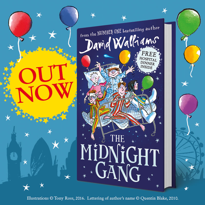 The Midnight Gang by David Walliams; Illustrated...